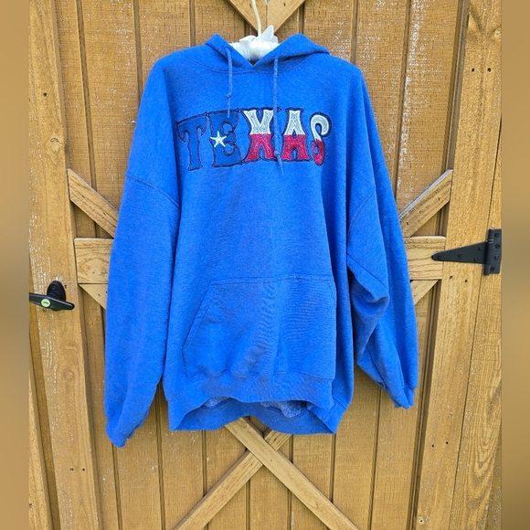Blue Texas Hoodie XL - Picture 1 of 2